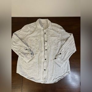 Madewell Striped Button Up Size L